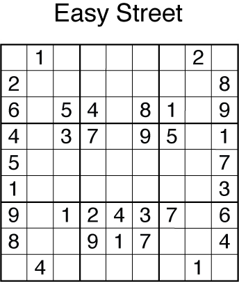 Easy Crossword on The Art Of Puzzles   What If      1   Sudoku Three Ways
